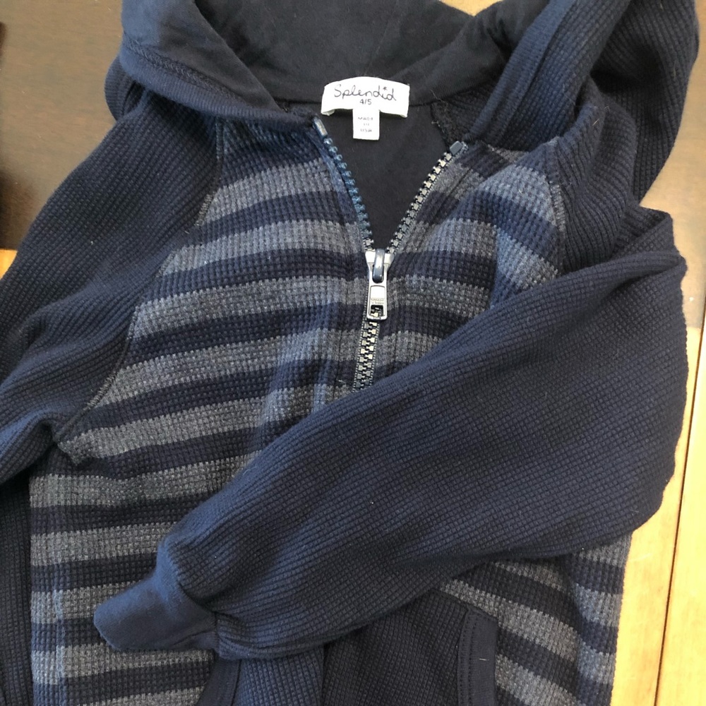 Splendid Zip-up hoodie. Size 4/5 worn once